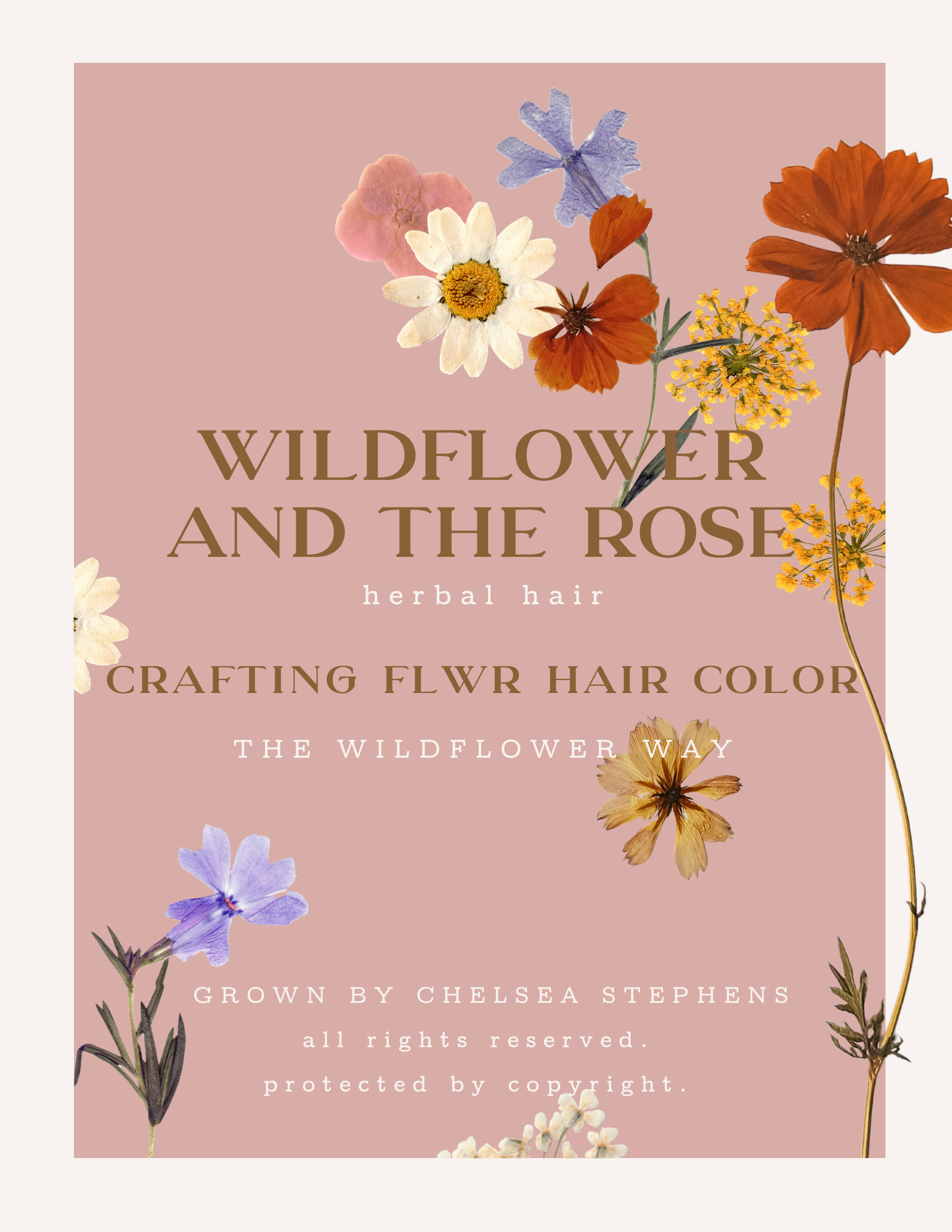Crafting Wildflower and The Rose FLWR Hair Color
